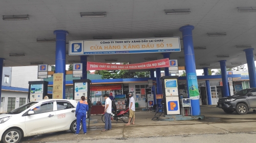 Lai Châu: Trạm sạc VinFast - Cửa hàng xăng dầu Petrolimex Lai Châu Số 15